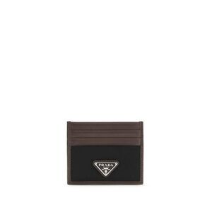 Prada Brown Calf Leather Bos Taurus Men's Wallet